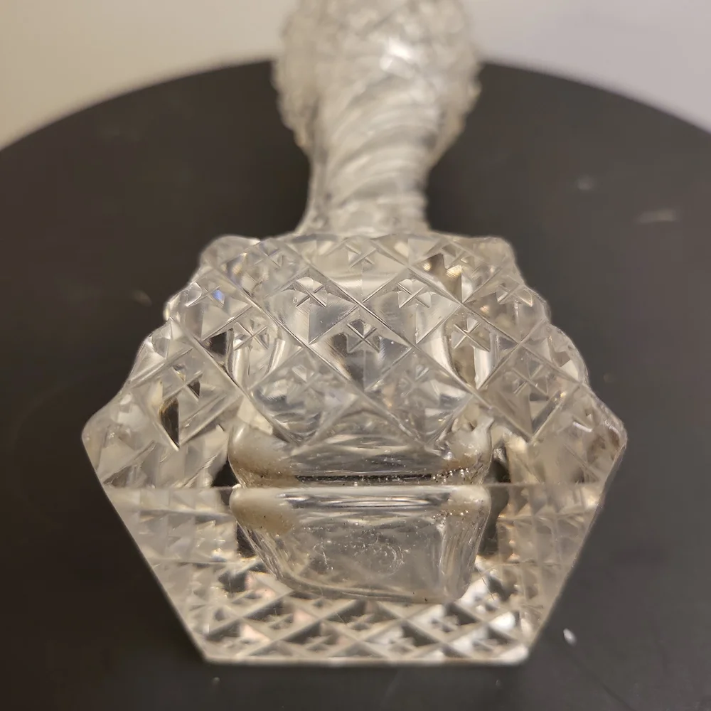 Antique Cut Crystal Bud Vase 6" - Picture 7 of 10